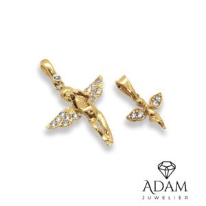 14 KT Angel Piece Iced